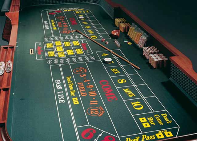 Contribution by game type: online craps