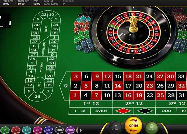 Contribution by game type: online roulette