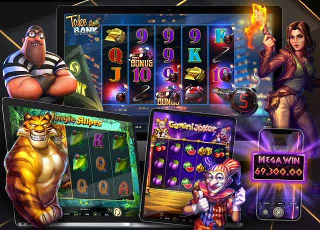 Contribution by game type: slots